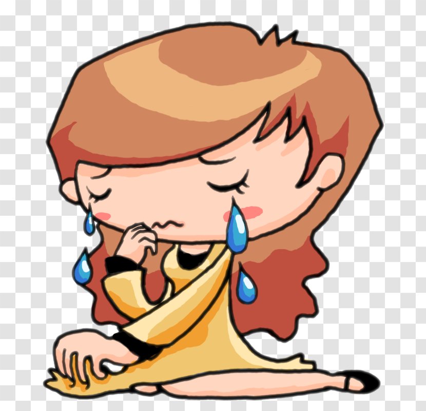 Crying Woman Advertising Tochigi Prefecture Counseling - Cartoon Transparent PNG