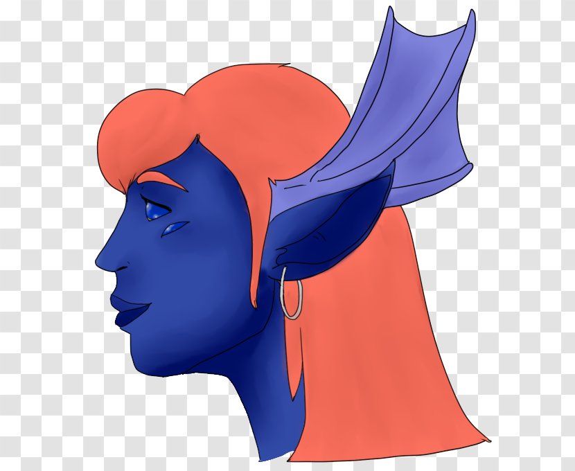 Nose Cobalt Blue Cartoon - Headgear Transparent PNG