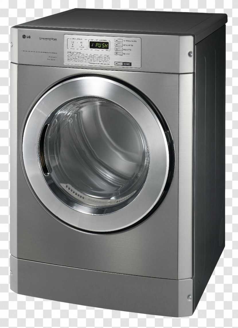 Clothes Dryer Industrial Laundry Machine LG Electronics Room - Home Appliance Transparent PNG