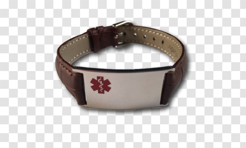 Belt Buckles Bracelet Leather Jewellery Medical Identification Tag - Dog Collar Transparent PNG