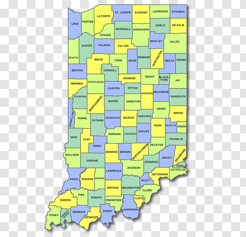 Monroe County, Indiana Ohio Tipton Washington Map - Plan Transparent PNG
