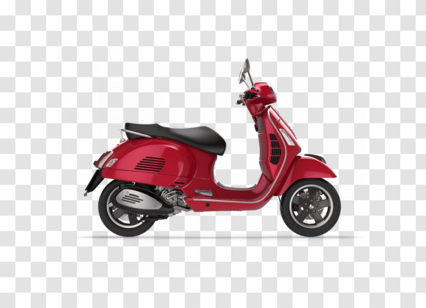 Piaggio Vespa GTS 300 Super Scooter Motorcycle - Accessories Transparent PNG