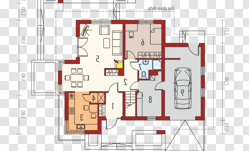 Floor Plan Architecture - House - Design Transparent PNG