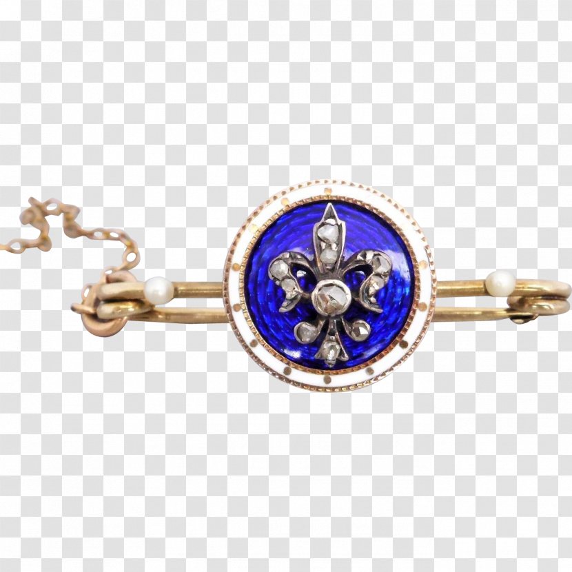 Sapphire Brooch Diamond Cut Silver - Bracelet Transparent PNG