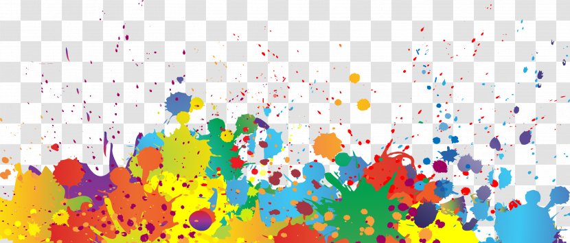 Painting Color Clip Art - Happy Holi Transparent PNG