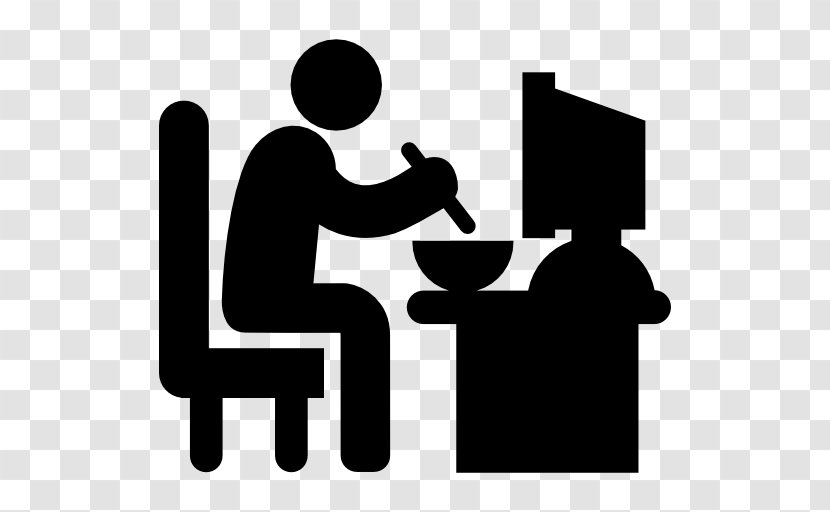 Typing Person Clip Art - Desk - PEOPLE EATING Transparent PNG