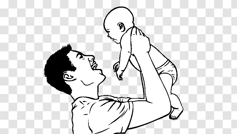 Drawing Father Son Child - Heart Transparent PNG
