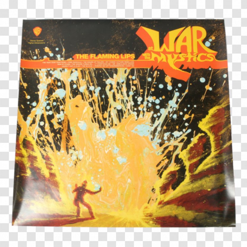 At War With The Mystics Flaming Lips Yoshimi Battles Pink Robots Album LP Record - Silhouette - Cover Poster Transparent PNG