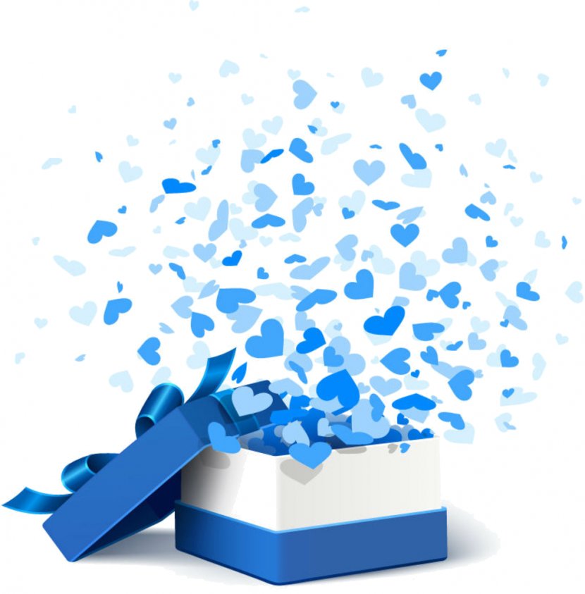 Paper Box Stock Photography - Blue Transparent PNG