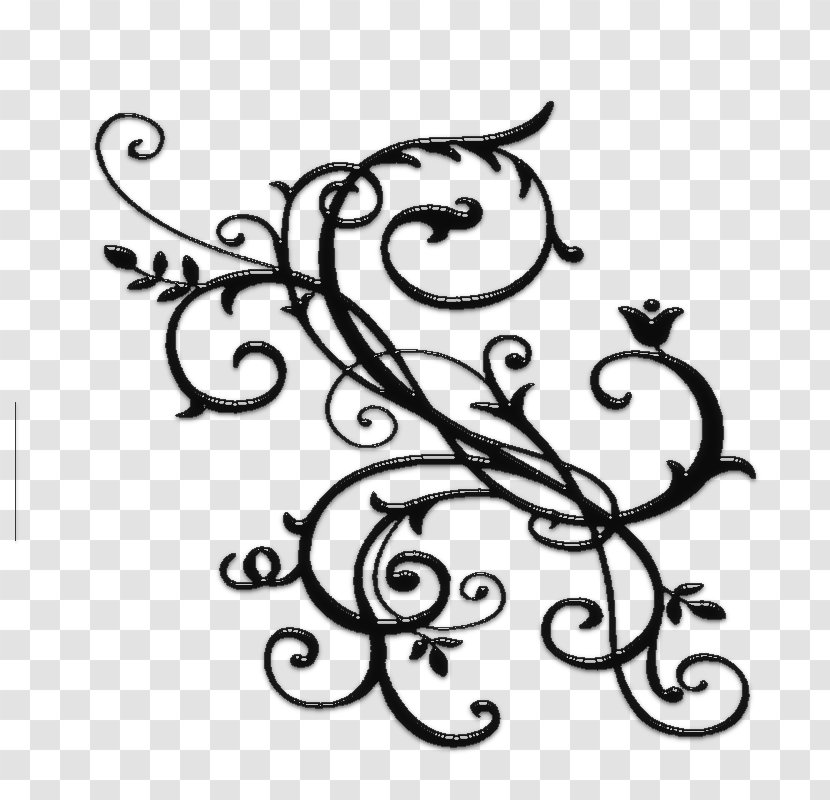 Baroque Motif Drawing - Leaf Transparent PNG