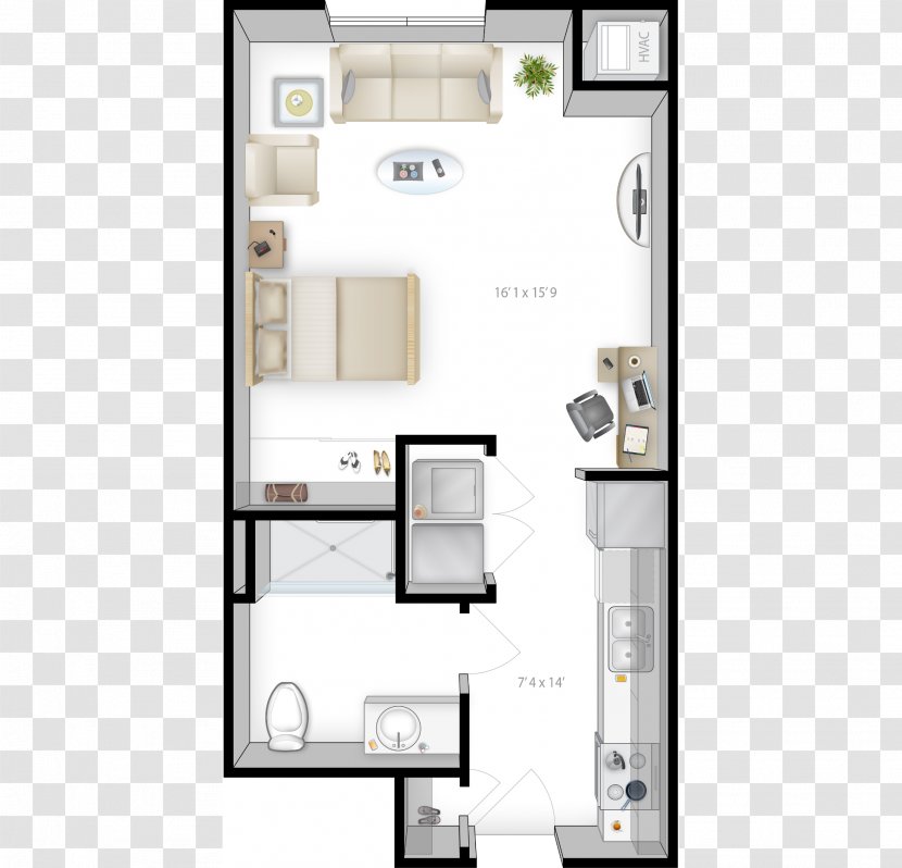 Floor Plan House Design - Bedroom Transparent PNG