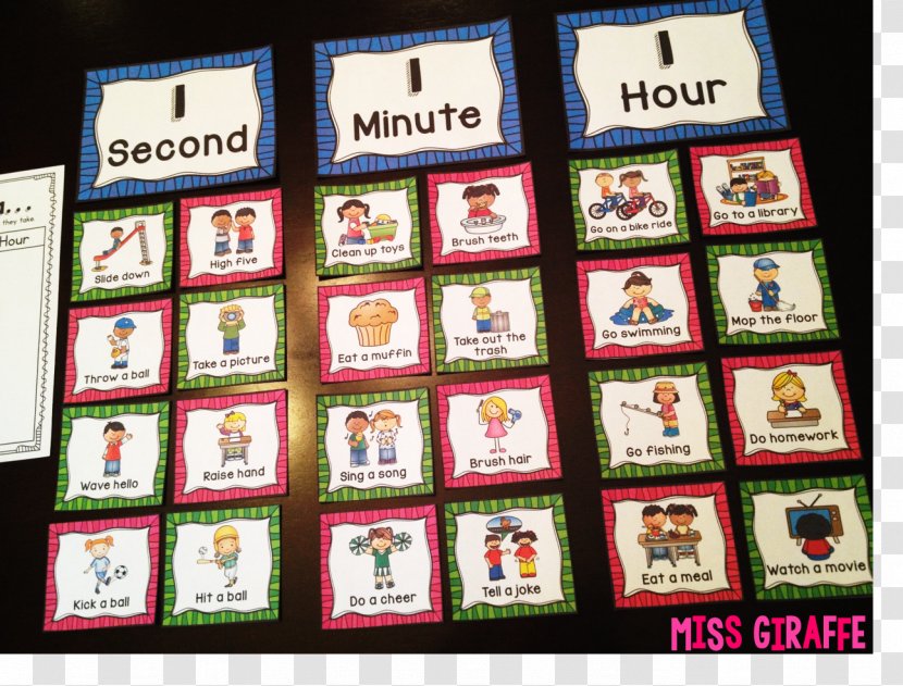 Time First Grade Worksheet Writing Concept - Material - The Second Minute Hour Transparent PNG