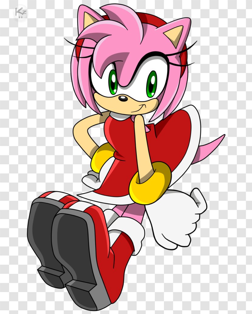 Sonic Adventure 2 Amy Rose Shadow The Hedgehog Generations - Watercolor Transparent PNG