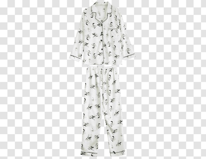 Robe Pajamas Sleeve Dress Costume - Clothing - Silk Chemise Transparent PNG