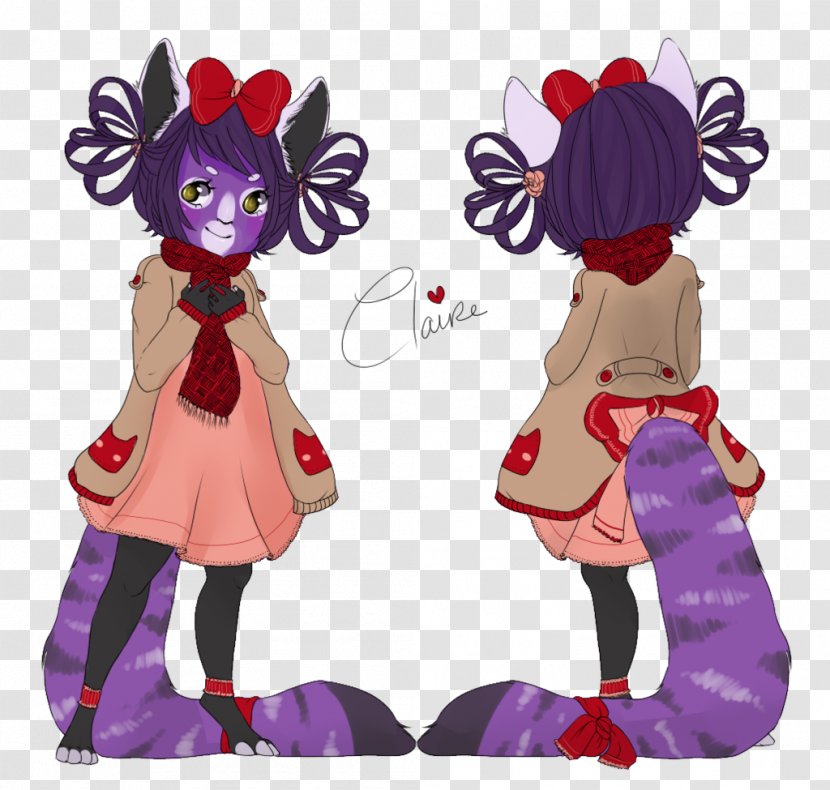 Costume Design Cartoon Character - Purple - Lovely Sheep Transparent PNG