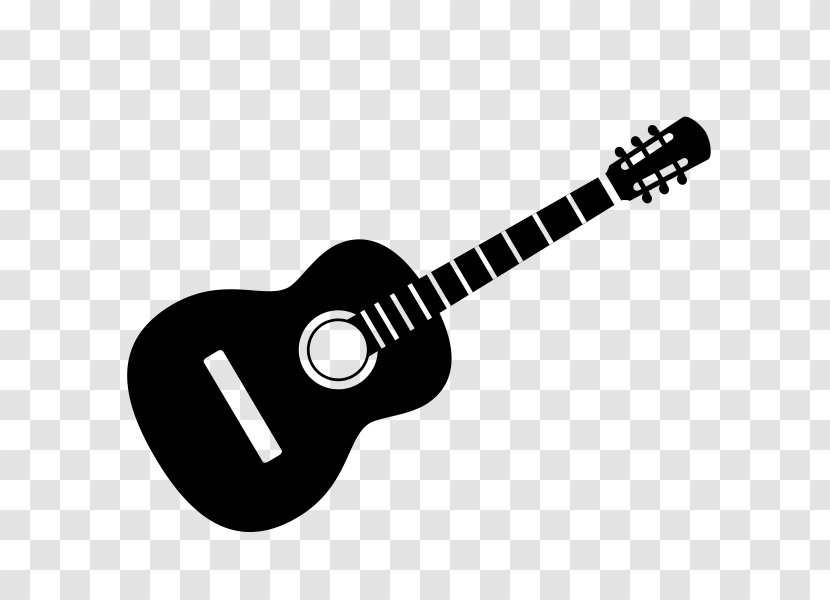 Music Cartoon - Acousticelectric Guitar - Logo Electronic Musical Instrument Transparent PNG