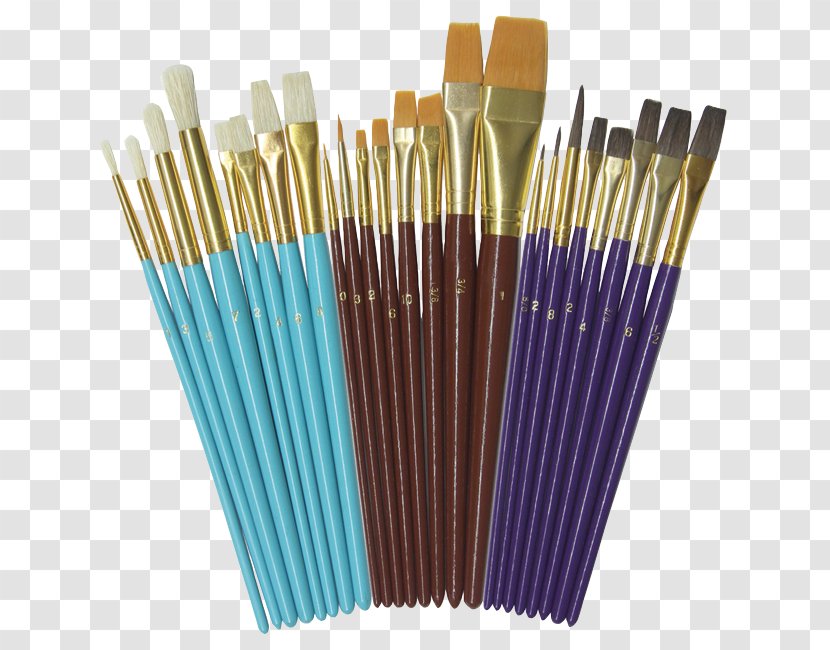 Paintbrush Artist Watercolor Painting - Brush - Paint Transparent PNG
