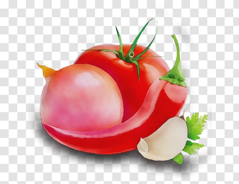 Tomato Cartoon - Vegetable - Nightshade Family Vegan Nutrition Transparent PNG