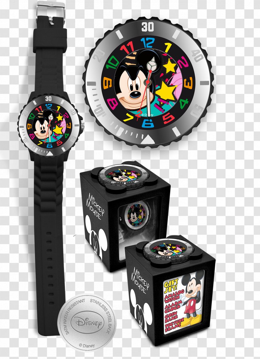 Mickey Mouse Watch Pocket Clock Backpack Transparent PNG