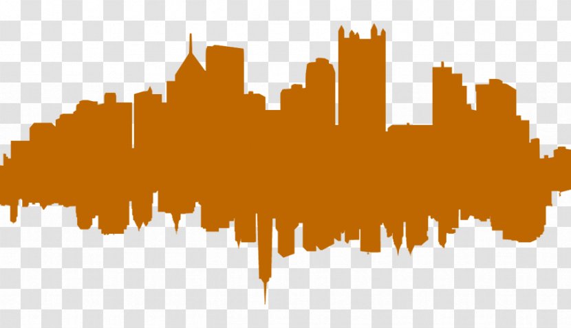 Pittsburgh Skyline Clip Art - Silhouette Transparent PNG