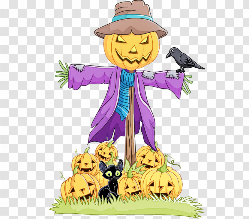 Cartoon Scarecrow Transparent PNG