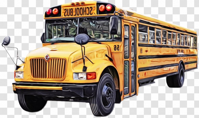 School Bus Cartoon - Learning Theory - Public Transport Car Transparent PNG