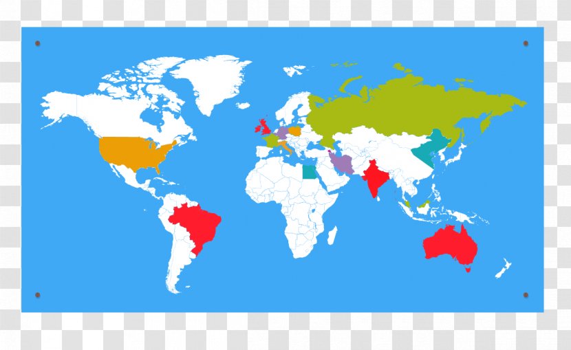 World Map Globe Дүние жүзінің саяси картасы Transparent PNG
