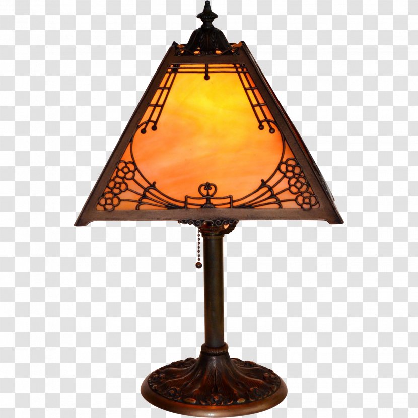Lamp Arts And Crafts Movement Art Nouveau - Handicraft Transparent PNG