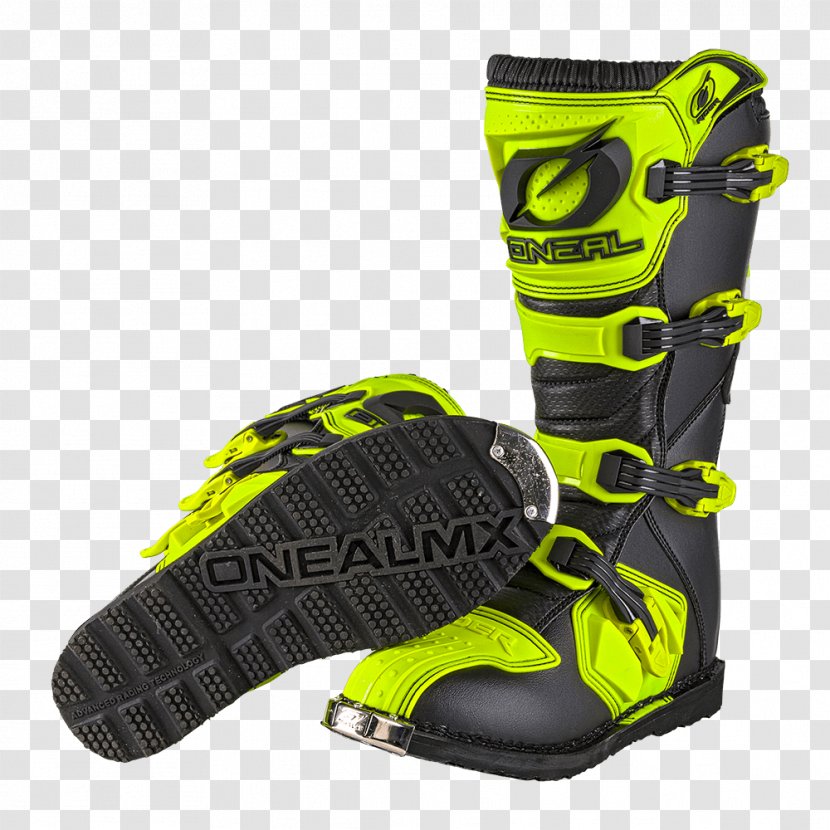 Motorcycle Boot Yellow Motocross - Crosslaarzen - Airline X Chin Transparent PNG