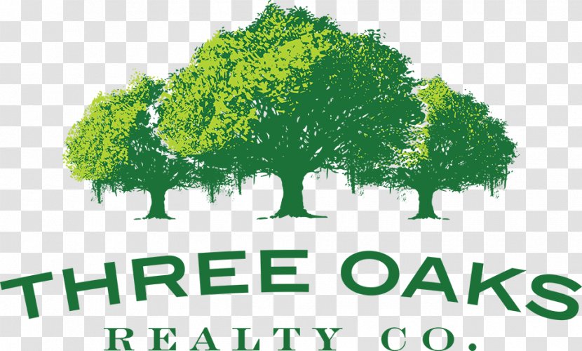 Three Oaks Realty Company Logo Business Real Estate Brand - Savannah Transparent PNG