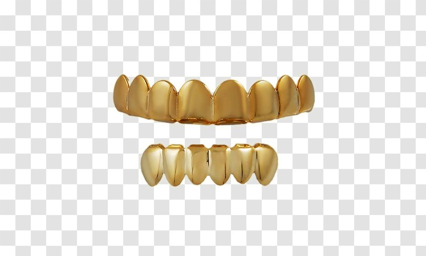 Grill Jewellery Gold Teeth Tooth Transparent PNG