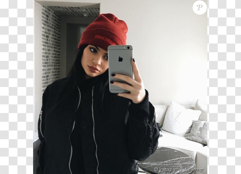 Kylie Jenner Keeping Up With The Kardashians Fashion Model Selfie - Cap Transparent PNG