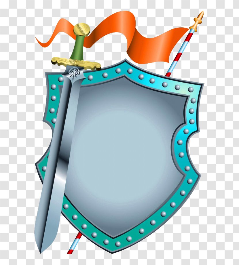 Seryshevo Emergency Difesa Civile Security Territory - Cartoon - Sword Shield Transparent PNG