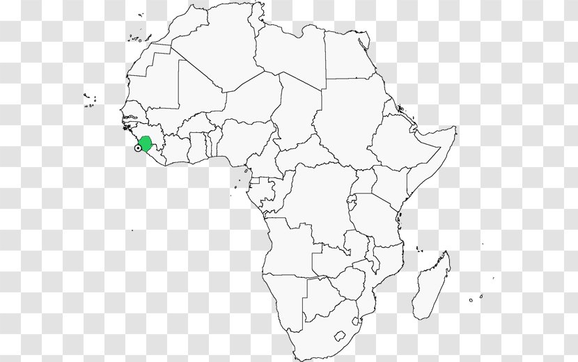 Africa Blank Map World - Google Maps Transparent PNG