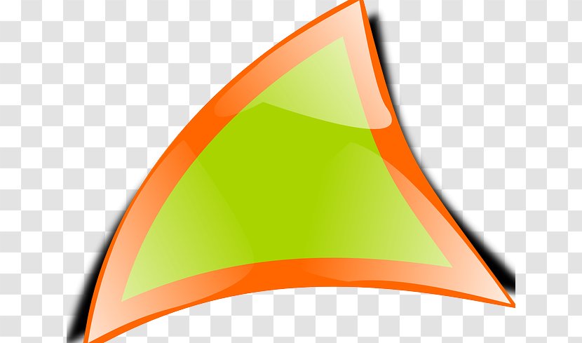 Penrose Triangle Clip Art - Orange - Triangular Geometry Transparent PNG