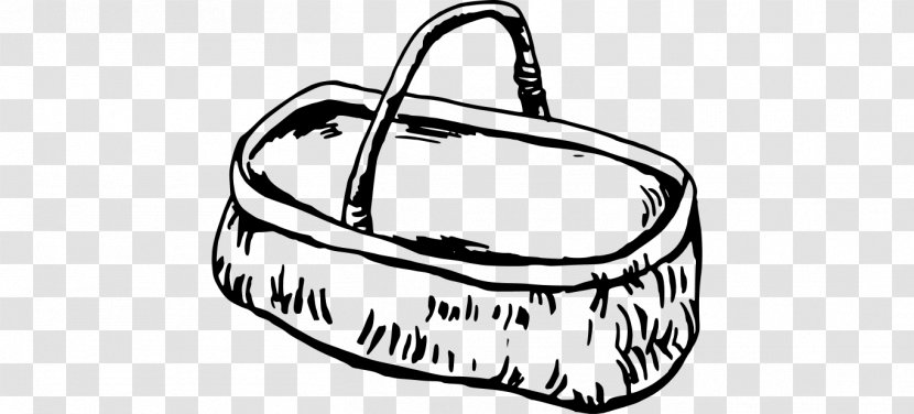 Coloring Book Picnic Baskets Clip Art - Rectangle - Cartoon Transparent PNG