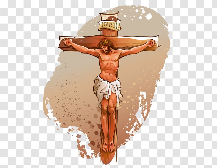Crucifixion Of Jesus Cross Illustration - Frame Transparent PNG