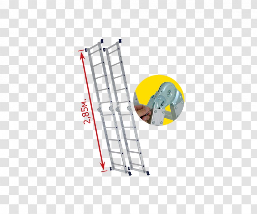 Ladder Scaffolding Meter Djodi Trade Height - Hinge Transparent PNG