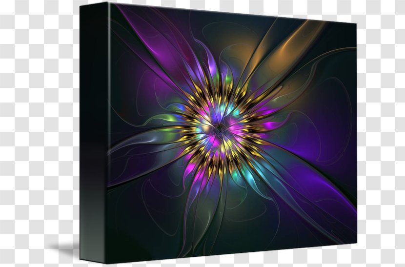 Fractal Art Kunstdruck Plakat Naukowy - Purple - Fantasy Flowers Transparent PNG