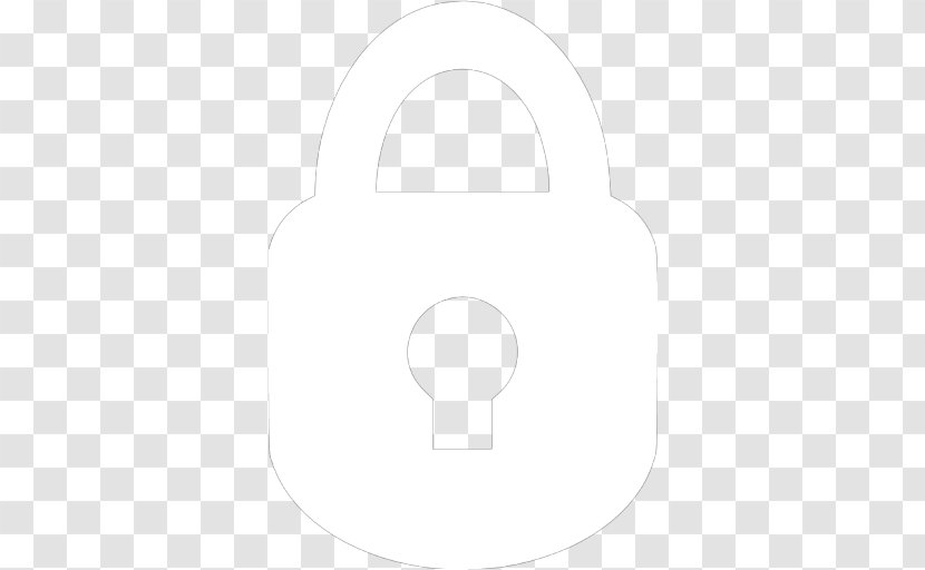 Padlock Self Storage Security - Black And White Transparent PNG