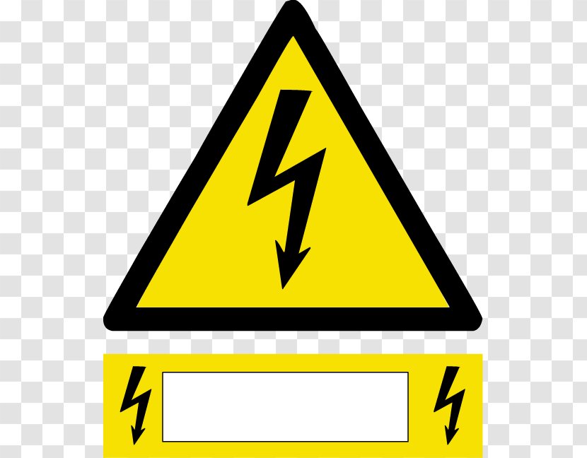 Warning Sign Safety High Voltage Label - Symbol - Risk Transparent PNG