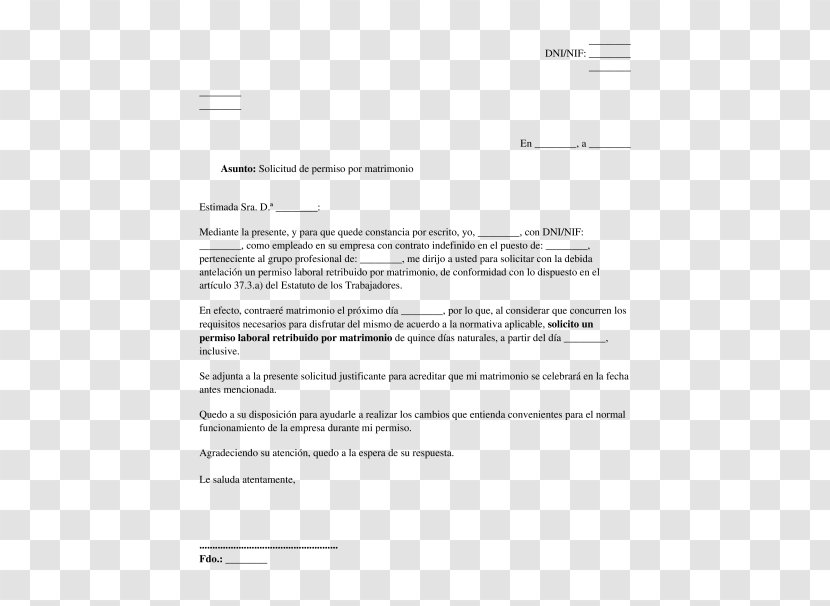 Document Labour Law Letter Labor Empresa - Atlantis Drive - Enjoy Transparent PNG