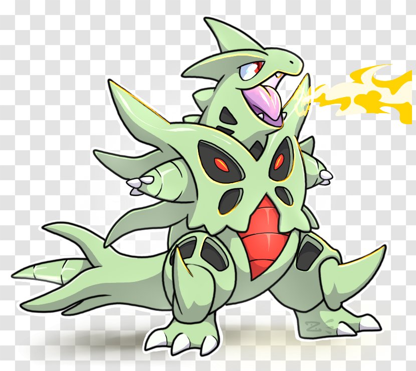 Pokémon X And Y GO Battle Revolution Tyranitar - Silhouette - Pokemon Go Transparent PNG