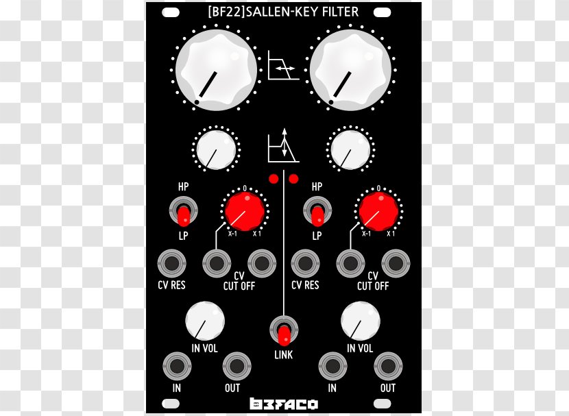 Sallen–Key Topology Korg MS-20 Voltage-controlled Filter Low-pass Doepfer A-100 - Sound Synthesizers - Black Noise Industries Transparent PNG
