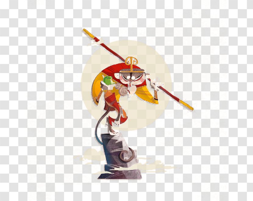 Sun Wukong Journey To The West Character Designer Illustration - Monkey Transparent PNG