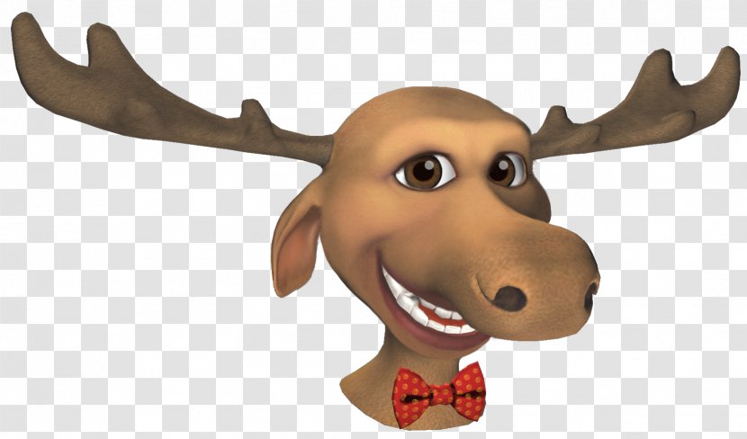 Moose Reindeer Animation Puppy - Cuteness - MOOSE Transparent PNG