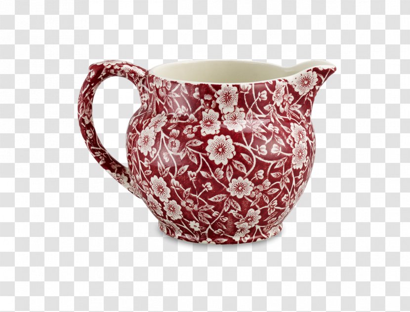 Jug Burleigh Pottery Tableware Mug - Cup Transparent PNG