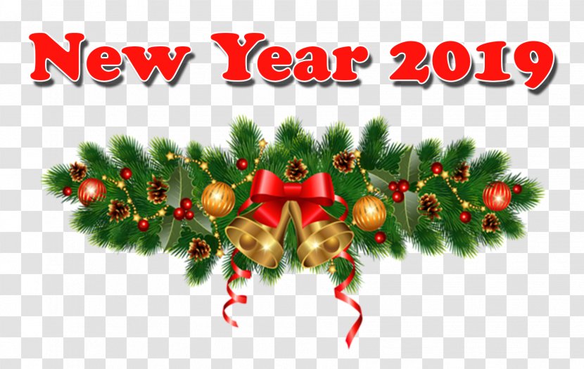 Clip Art New Year Image Christmas - Plant Transparent PNG