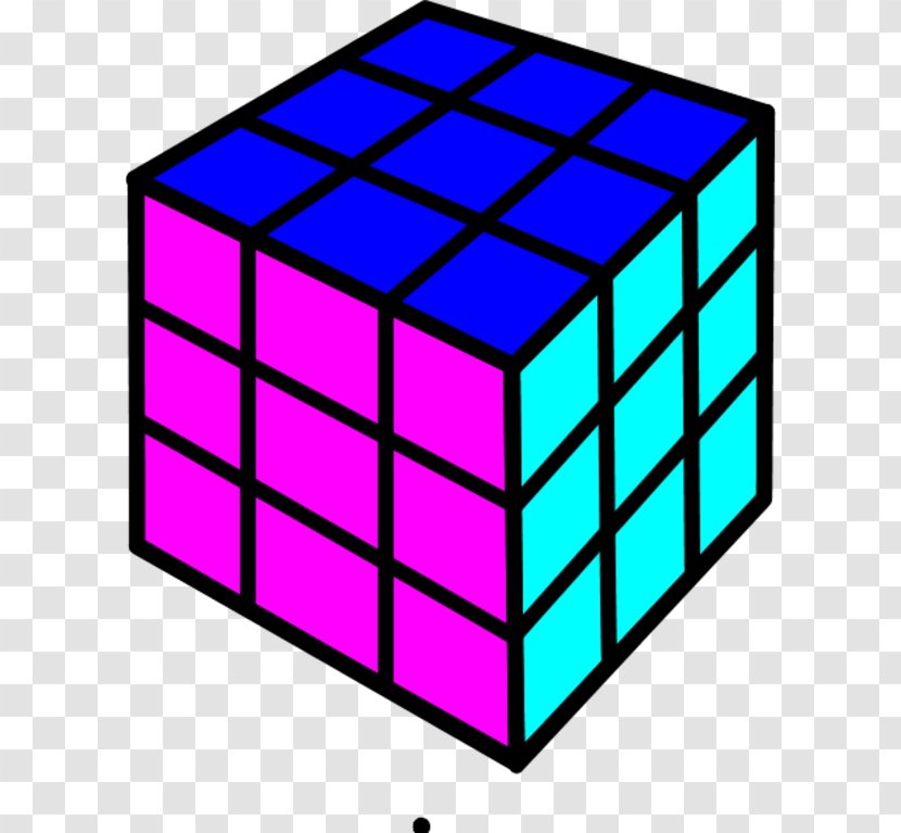 Rubik's Cube Puzzle Clip Art - Rectangle Transparent PNG