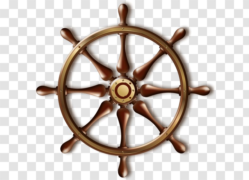 Ship's Wheel Clip Art - Metal - Ship Transparent PNG